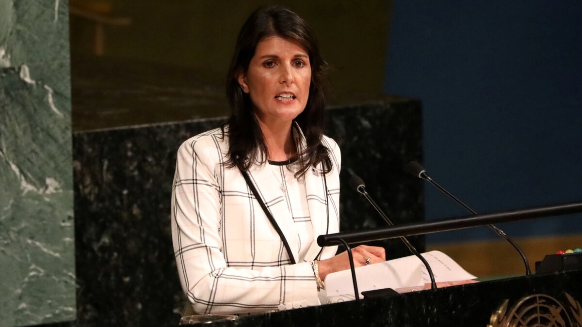 Haley: 'Talk is Cheap' on Palestinian Situation