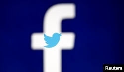 페이스북과 트위터 로고.