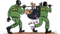DTX-nin rüşvətxoru saxlaması səhməsi (Karikatura Gündüz Ağayevindir)