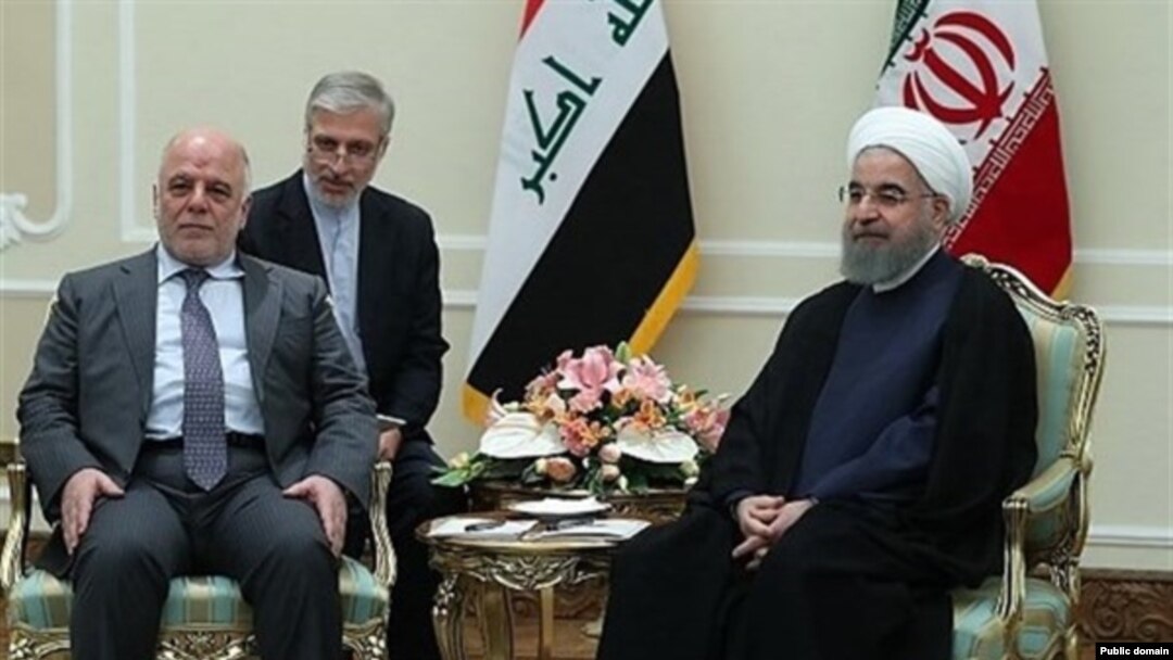 حەیدەر ئەلعەبادی و حەسەن ڕۆحانی، سەرۆکی ئێران