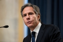 Antony J. Blinken di U.S. Capitol di Washington, DC, AS, 19 Januari 2021. (Foto: Alex Edelman via REUTERS)