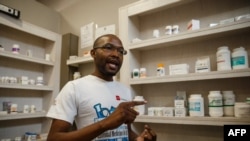 Luckymore Bhunu, secrétaire de la Retail Pharmacists Association à Harare le 9 octobre 2018.