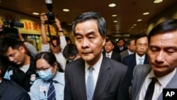 ဟောင်ကောင် အုပ်ချုပ်ရေးမှူး Leung Chun-ying (Hong Kong Chief Executive)