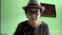 Guru Besar Fakultas Hukum Universitas Padjajaran, Prof. Susi Dwi Harijanti, menyebut pemerintah mengabaikan aspirasi masyarakat yang menolak UU Cipta Kerja (Foto: screenshot/Petrus Riski)