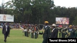 ZITF - President Museveni at ZITF Accompanied by Military