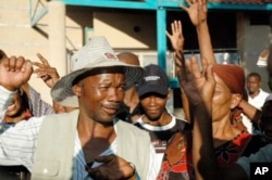 Bushmen celebrate following victory in court in January