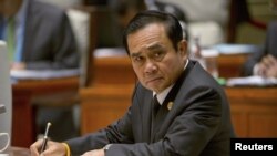 FILE - Thailand's Prime Minister Prayuth Chan-ocha.