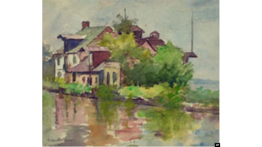 Susan Brown Chase's 1916 drawing of a C&O Canal lockmaster's house.