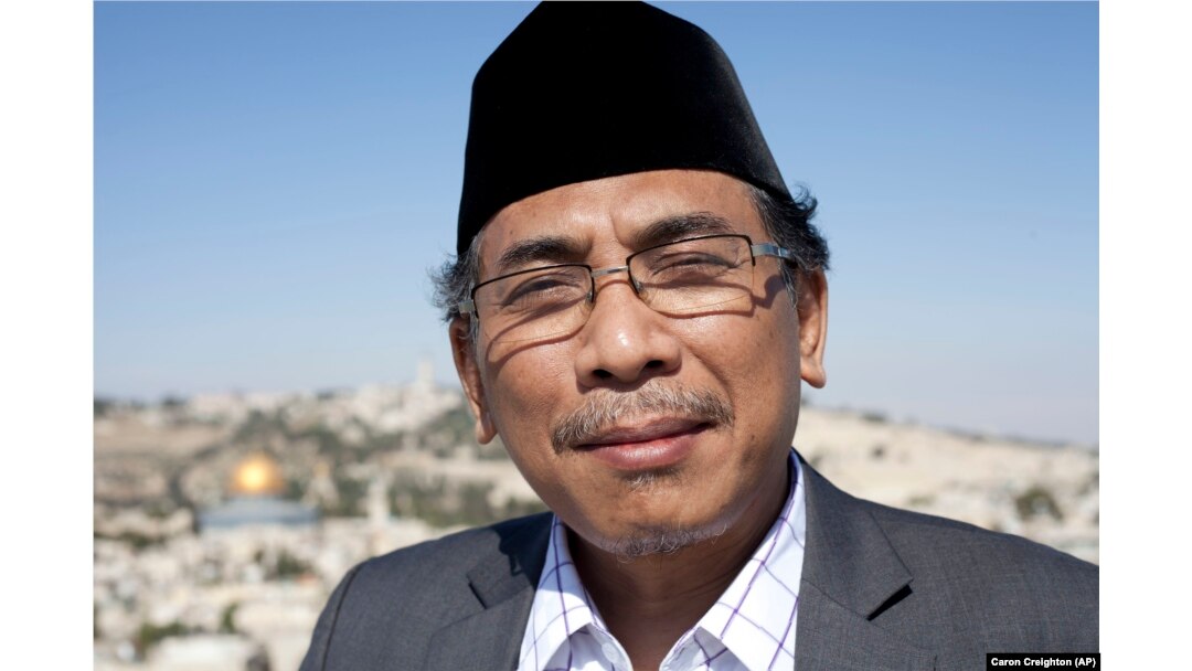 Yahya Cholil Staquf dalam sebuah kesempatan pada Juni 2018. (Foto: AP/Caron Creighton)