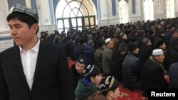 Prières dans une mosquée de l'Institut islamique du Xinjiang, Chine, le 3 janvier 2019.