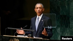 Tổng thống Obama đọc diễn văn trước Đại hội đồng LHQ.