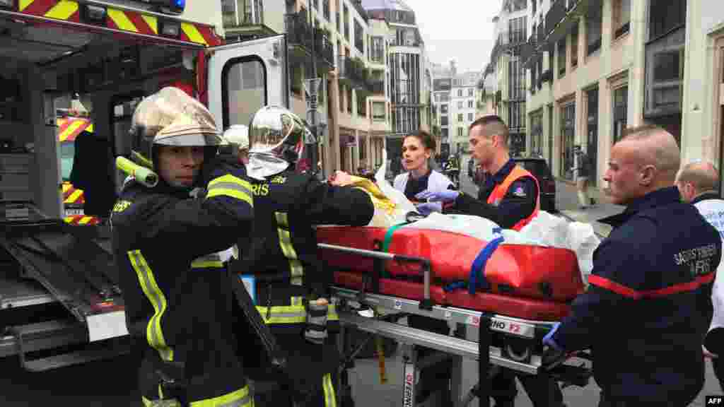 An kai hari kan gidan jaridar Charlie Hebdo, Paris a Faransa.