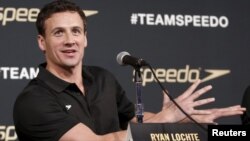 FILE - Olympic swimmer Ryan Lochte of the U.S.