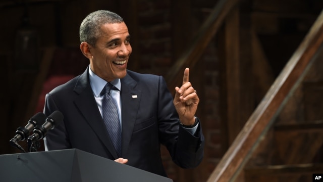 Obama aprovechó la oportunidad para burlarse de los republicanos.