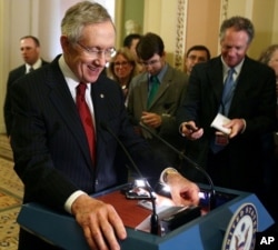 Harry Reid, leader de la majorité démocrate au Sénat