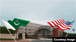 The Embassy of Pakistan is seen in Washington in this undated image.