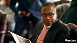 Le ministre des Finances du Zimbabwe, Mthuli Ncube, à Harare, au Zimbabwe, le 10 septembre 2018. 