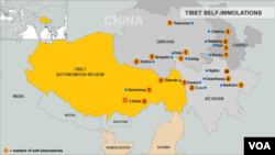 Tibetan Self-Immolations, Updated August 27, 2012