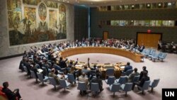 Le Conseil de sécurité de l'ONU le 10 mars 2020.