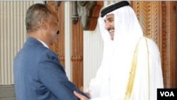 Eritrean president in Qatar