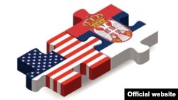 Ilustracija - Zastave SAD i Srbije (Grafika: Ambasada SAD u Srbiji)