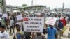 Manifestation à Cotonou contre les réformes du président Talon