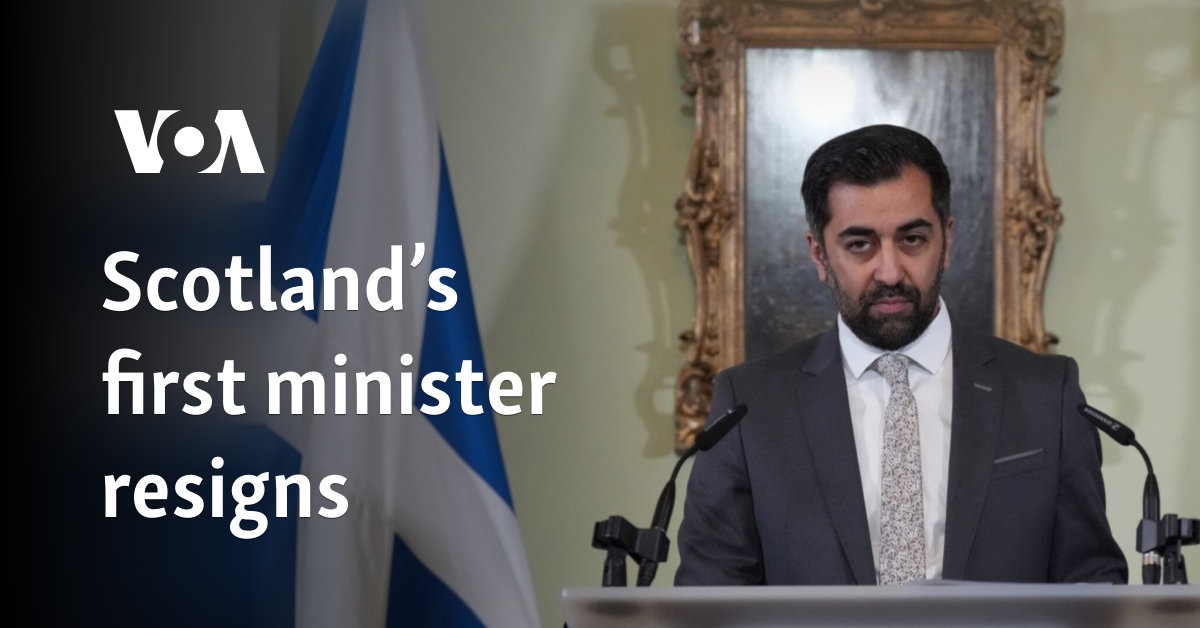 Scotland’s first minister resigns