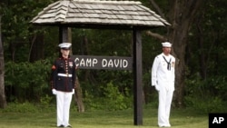 Camp David, en Maryland, lugar sede de la reunión de jefes de Estado del G-8 que arranca este viernes 19 de mayo de 2012.