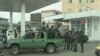 Police are deployed in response to the recent gang violence in Douala, March 16, 2017. (M.E. Kindzeka/VOA)