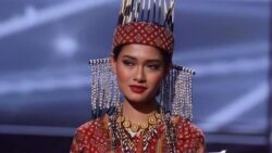 ျမန္မာ့အေရး ဆုေတာင္းေပးဖို႔ မယ္စၾကၤ၀ဠာပဲြမွာ ျမန္မာအလွမယ္တိုက္တြန္း