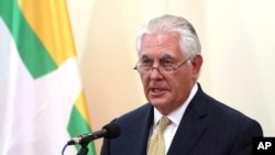 နိုင်ငံခြားရေးဝန်ကြီး Tillerson