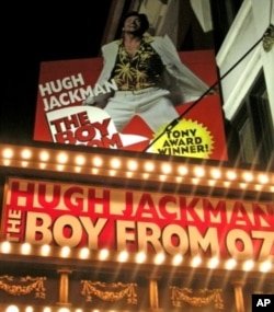 One of Hugh Jackman's successes on Broadway was "The Boy From Oz."