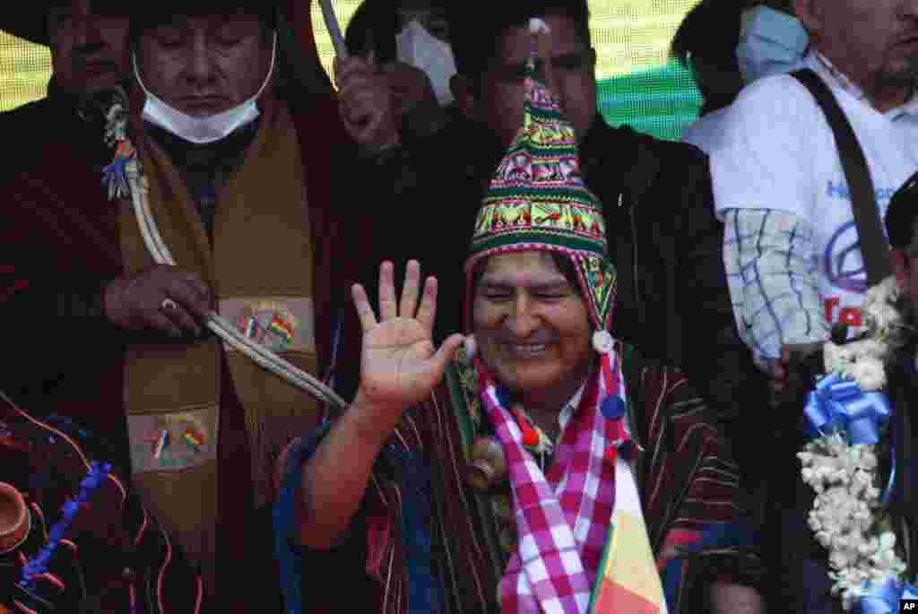 Boliviyaning surgunda yurgan sobiq prezidenti&nbsp;Evo Morales vataniga qaytdi &nbsp;