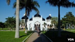 Masjid Besar Baiturrahman di Banda Aceh. (Foto: dok).