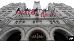 Khách sạn quốc tế Trump tại thủ đô Washington. 