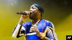 FILE - Rapper Meek Mill performs at HOT 97 Summer Jam 2018 in East Rutherford, N.J., June 10, 2018.