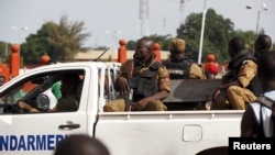 Des gendarmes à Ouagadougou, Burkina, le 22 septembre 2015.