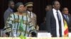African Union Chief Nkosazana Dlamini-Zuma (front L) and Mali's President Dioncounda Traore attend a high level international meeting in Bamako, October 19, 2012.