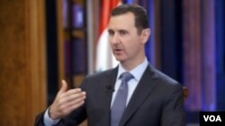 ປະທານາທິບໍດີ Bashar al-Assad ໃຫ້ການສໍາພາດແກ່ ໂທລະພາບ Fox News ທີ່ກຸງ Damascus