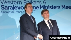 Aleksandar Vučić i Denis Zvizdić 