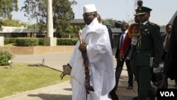 Le président de la Gambie, Yahya Jammeh