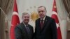 Senador Lindsey Graham (esq) com o Presidente turco Tayyip Erdogan. 18 de janeiro, 2019