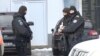 Kosovo, Strpce, police forces on the street