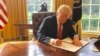 Президент Трамп підписав закон про посилення санкцій проти Росії, Ірану та КНДР
