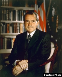尼克松总统 (资料照片)