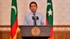 Maldives Former Leader's Bank Accounts Frozen
