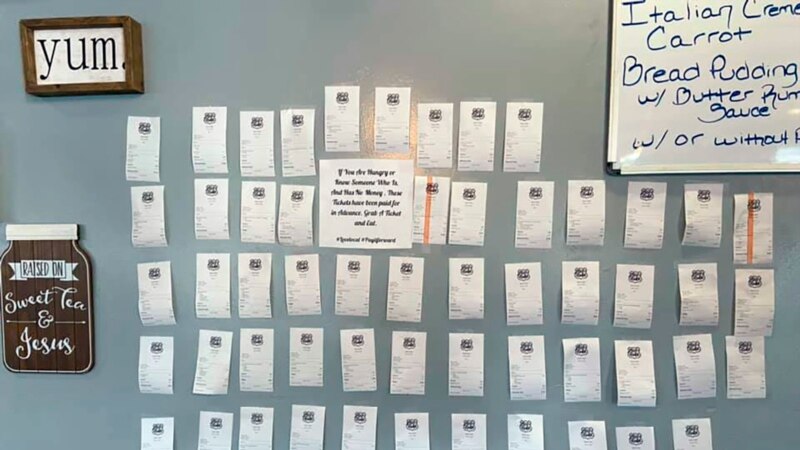 Customers Buy Meals for Others at Oklahoma Restaurants