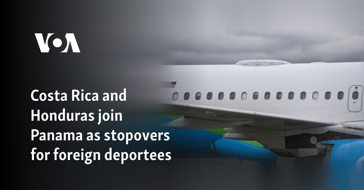 Costa Rica and Honduras join Panama as stopovers for foreign deportees