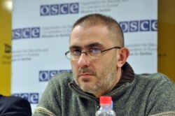 Filip Švarm, urednik nedeljnika Vreme (Foto: Medijacentar Beograd)