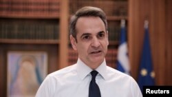 Greek Prime minister Kyriakos Mitsotakis